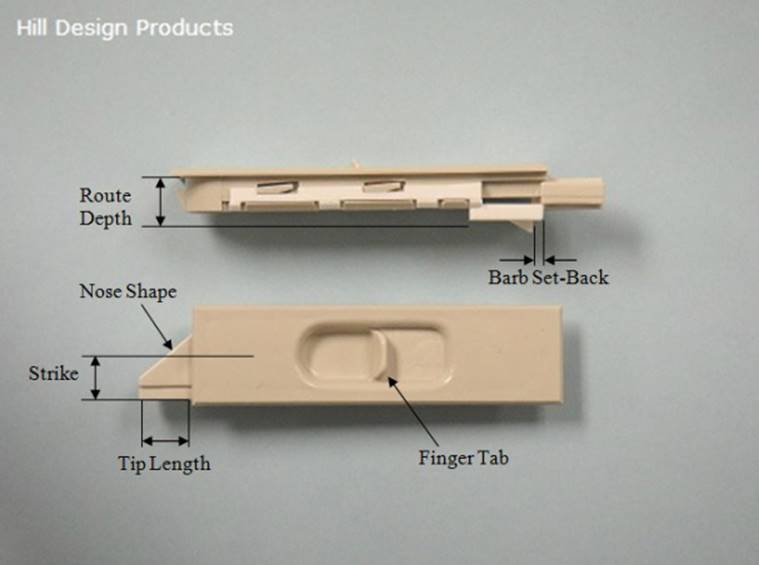 Anatomy of a Recessed Tilt Latch