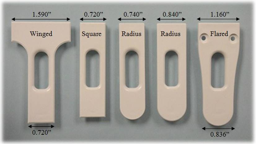 tilt latch housing profile options