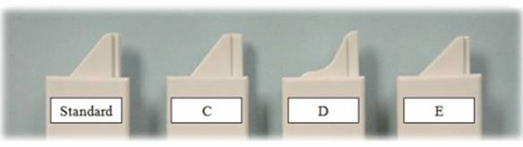 tilt latch housing profile options